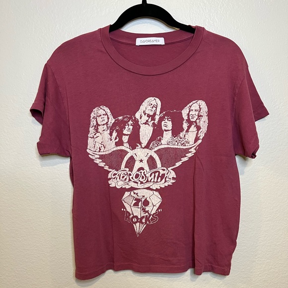 Daydreamer Tops - Daydreamer Aerosmith T shirt